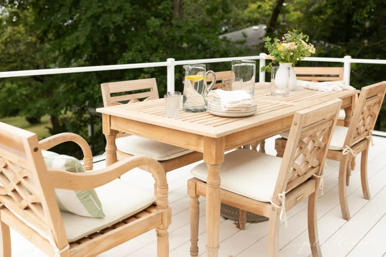 Teak Outdoor Tables: Beauty and Durability at Its Best